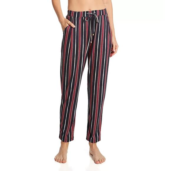 Hanro Women's Sleep & Lounge Printed Knit Long Pants, Multi, Size XL 0258 - Picture 1 of 4